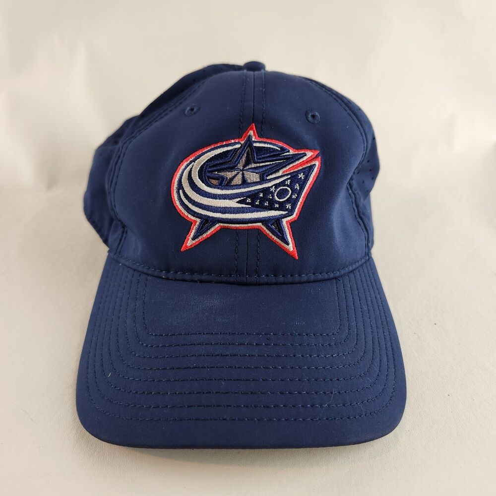 Columbus Blue Jackets Hat Navy Adjustable Authentic Pro Fanatics Hockey Cap - Picture 4 of 12